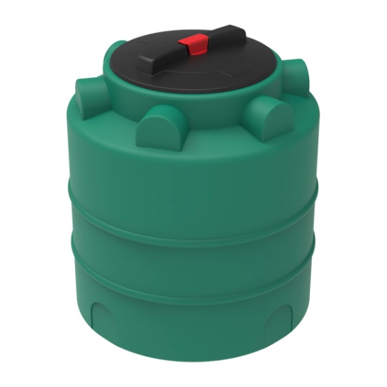 Емкость для воды 100 литров ЭВЛ-Т пластиковая зеленая