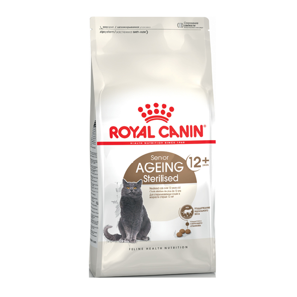 Сухой корм для кошек старше 12 лет Royal Canin Ageing Sterilised 12+ с птицей 2 кг