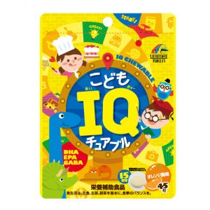 Unimat Riken Children's IQ — детские жевательные витамины для умственной активности (вкус апельсина) 45 шт.