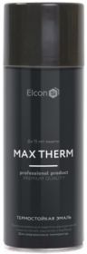 Эмаль Термостойкая Аэрозоль Elcon Max Therm 520мл от -60°С до +1200°С Антикоррозионная  для Защитной Окраски Печей, Котлов, Металлического Оборудования / Элкон