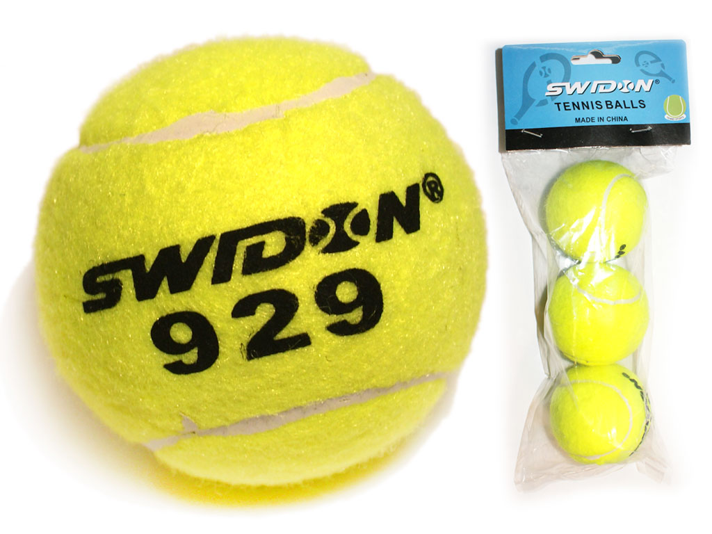 Мячик для тенниса. В упаковке 3 шт. Артикул 00801
