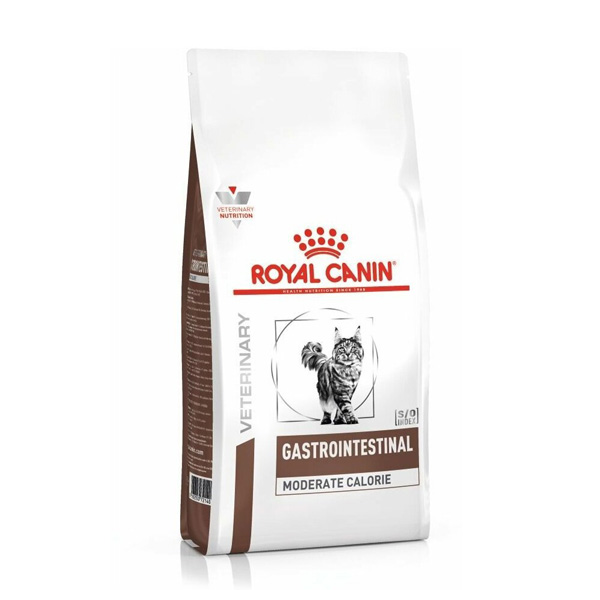 Сухой корм для кошек Royal Canin Gastrointestinal Moderate Calorie при проблемах с ЖКТ при чувствительном пищеварении 400 г