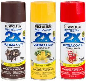 Краска Универсальная Аэрозоль Rust-Oleum Painter’s Touch 2X Ultra Cover 2.5м2 на Акрило-Алкидной Основе