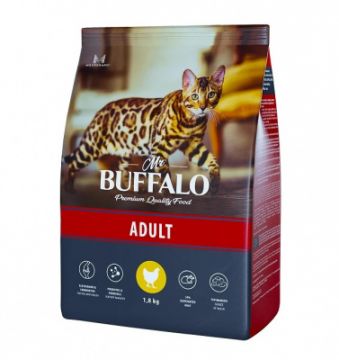 Баффало для взрослых кошек / Курица (MR. BUFFALO ADULT ) 1,8 кг