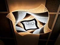 Управляемый светодиодный светильник GEOMETRIA S1012 Bubble 140Вт-25м² 500мм 6/3/4000K пульт Oreol
