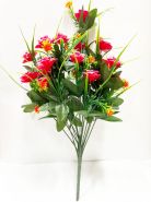 Искусственный букет розы пластик 11 голов с добавкой 50 см 5 расцветок