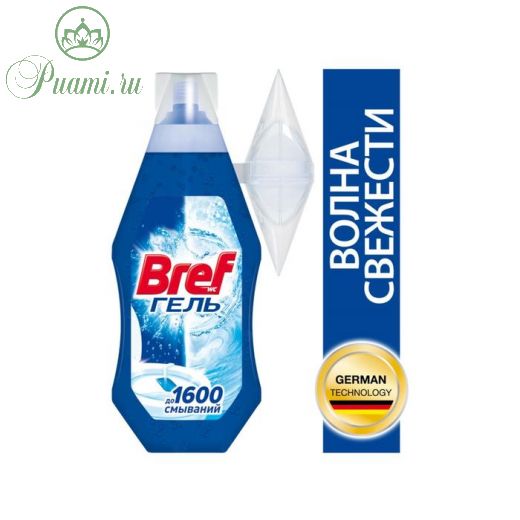 Гель для чистки и свежести унитаза Bref WC-Gel «Волна свежести», 360 мл