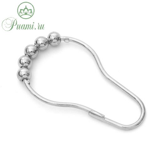 Кольца для занавесок Piercing chrome, 12 шт