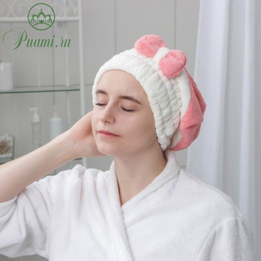 Чалма для сауны и душа Доляна «Молли», микрофибра, цвет МИКС