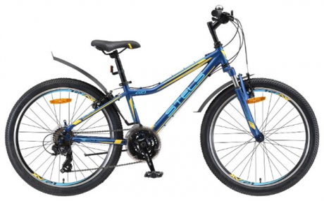 Велосипед Navigator-410 V 24" 21-sp 15" Антрац/черный/синий