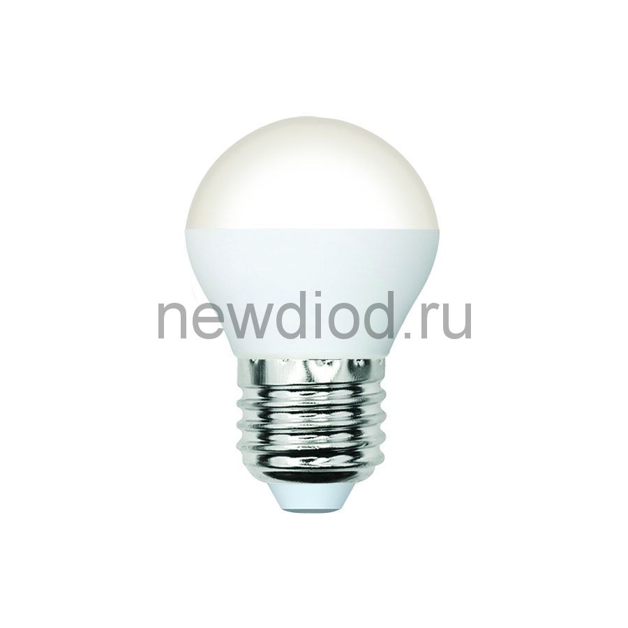 Лампа светодиодная LED-G45-7W/4000K/E27/FR/SLS форма "шар" матовая 4000K ТМ Volpe