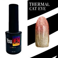 Гель-лак кошачий глаз термо Thermal cat eye 004 YouLAC 10 мл