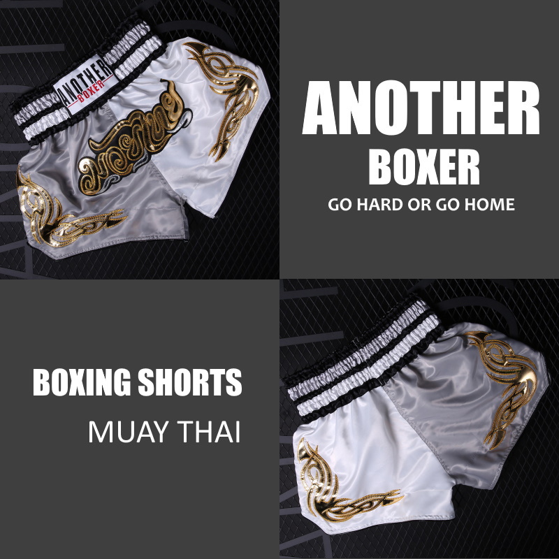 Тайские шорты Another Boxer TS21 White-G