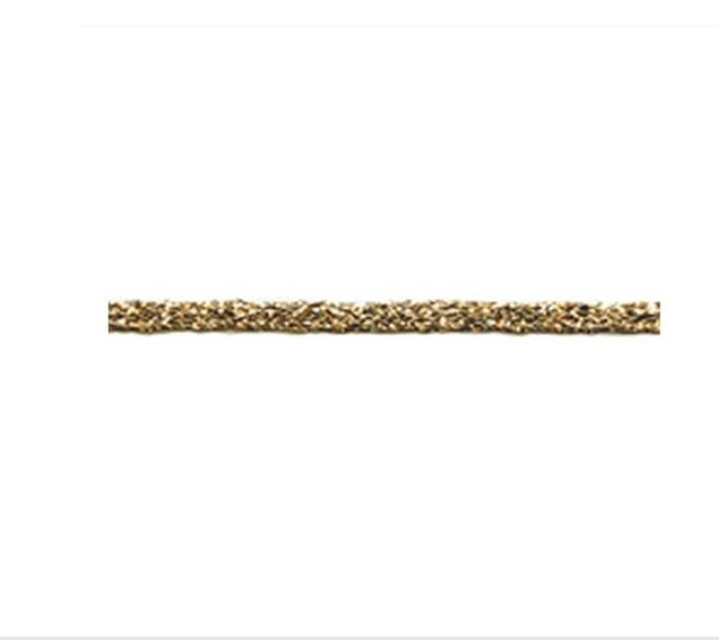 Лента декоративная люрексная 2,5 мм PEGA цвет темное золото (881113909X7000)