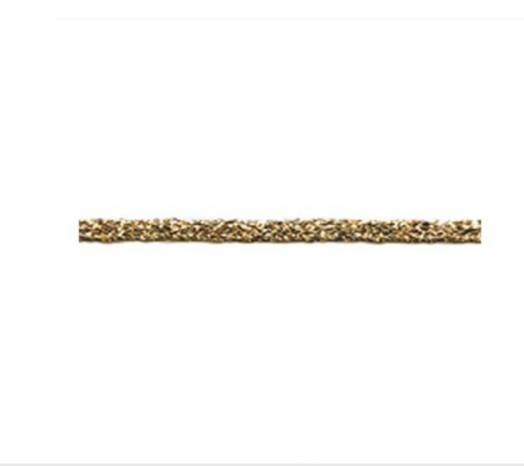Лента декоративная люрексная 2,5 мм PEGA цвет темное золото (881113909X7000)