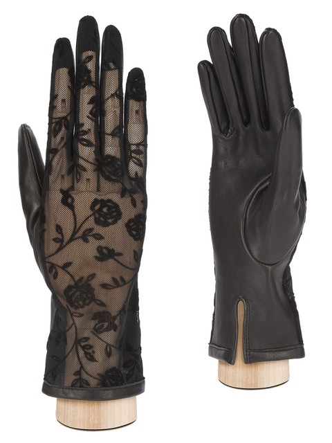 Черные женские перчатки ELEGANZZA GR01-00022942