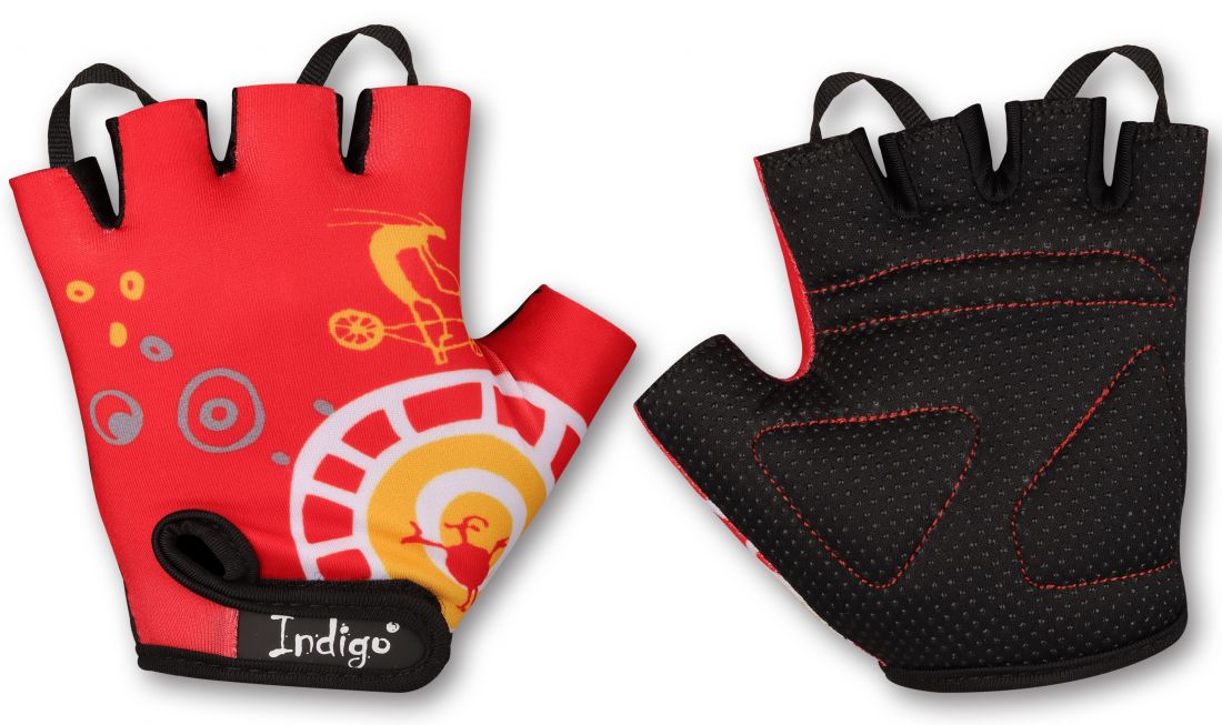Перчатки велосипедные детские INDIGO Винтик SB-01-8825 Красный
