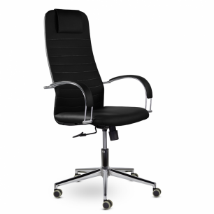 Кресло компьютерное СН-601 Соло хром SoloCH Ср S-0401 (черный)