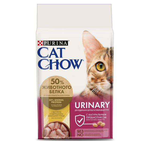 Сухой корм для кошек Cat Chow Urinary профилактика МКБ 1.5 кг