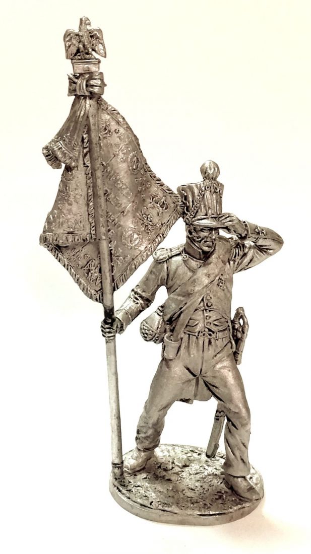 Суб-лейтенант, 1-й орлоносец линейного полка. Франция, 1812-15 гг Олово
