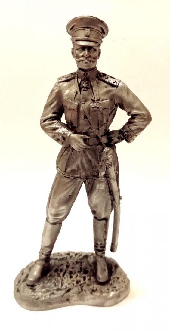 Генерал от кавалерии А.А. Брусилов. Россия, 1917г Олово