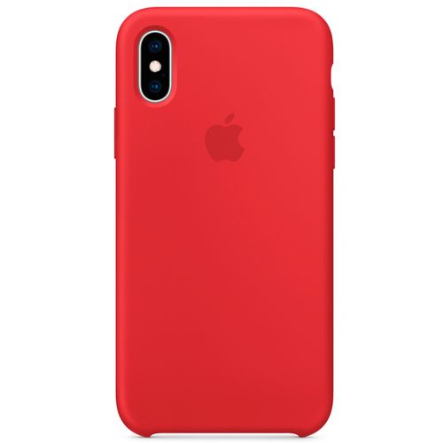 Чехол силиконовый  для iPhone X/Xs (Red)