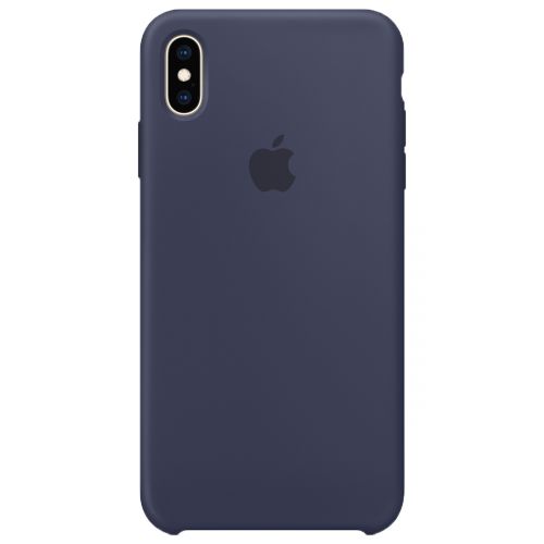 Чехол силиконовый для iPhone X/Xs (Midnight Blue)