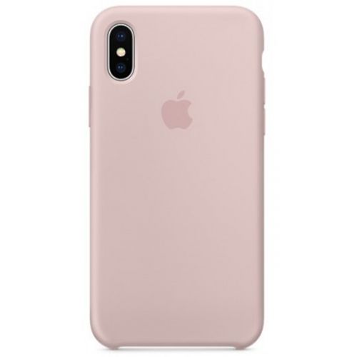 Чехол силиконовый для iPhone X/Xs (Pink Send)