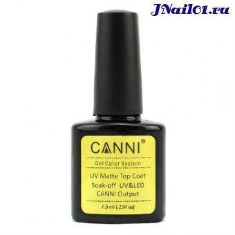 CANNI, Color System Matte Top Coat Output (Топ с матовым эффектом)