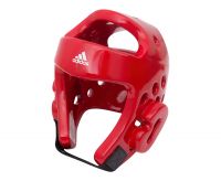 Шлем для тэквондо Adidas Head Guard Dip Foam WT красный, размер L, артикул  adiTHG01