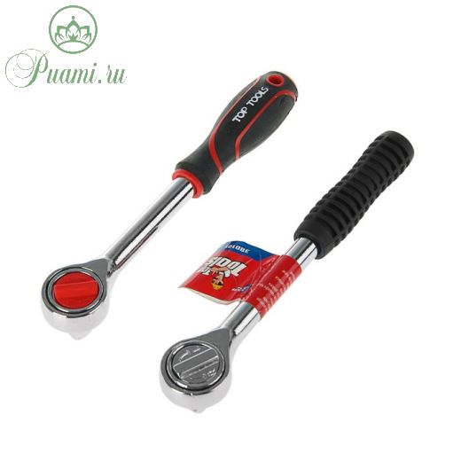 Ключ трещоточный Top Tools, 3/8'', 185 мм