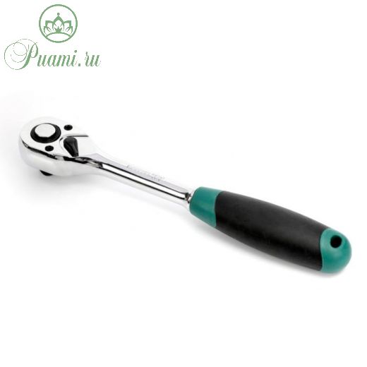 Трещотка ROSSVIK ЕК000011010, 3/8", 72 зуба, мягкая ручка