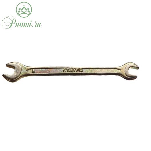 Ключ рожковый гаечный STAYER 27038-06-07, 6 x 7 мм