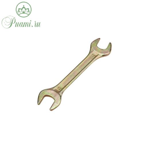 Ключ рожковый REXANT 12-5826-2, желтый цинк, 12х13 мм