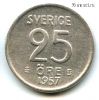 Швеция 25 эре 1957 TS