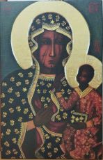 Ченстоховская икона Божией Матери (копия старинной)(30*40см)(наличие)
