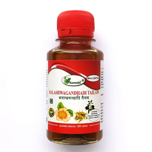 Масло Балашвагандхади Тайлам | Balashwagandhadi oil | 100 мл | Karmeshu