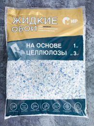 Жидкие обои Мир LW02-1000, 1 кг, цвет синий