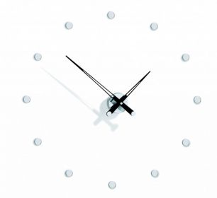 Настенные часы Rodon i 12 черный-хром