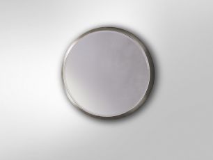 Зеркало круглое Aries 54_ серебряное