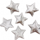Нашивка декоративная Мягкий патч Звезда 20 штук в упаковке Разные цвета (SFE6)