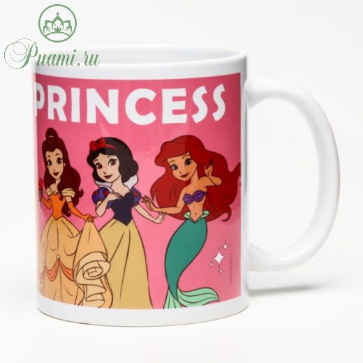 Кружка сублимация "For my princess", Принцессы 350 мл.