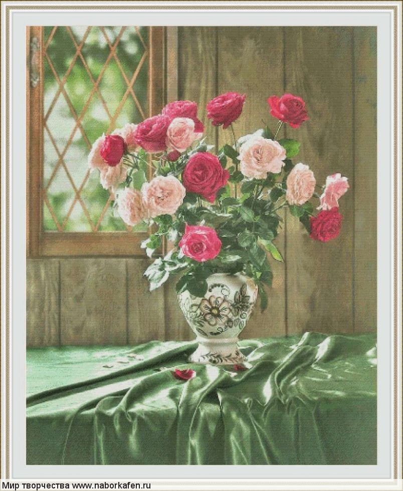 Набор для вышивания "00342 Садовые розы"