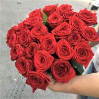 Розы красные  длина 60 см