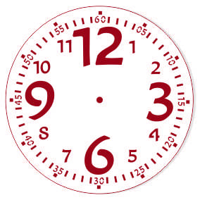 Трафарет для часов, ЭЛГ15-28, d=15 см