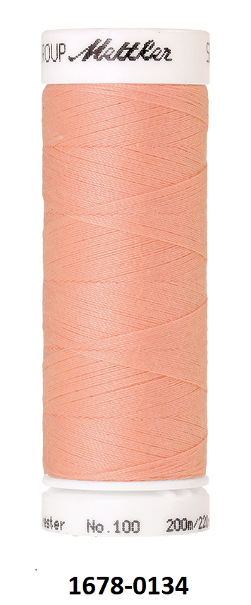 Швейная нить универсальная Mettler SERALON  200 метров (1678) / розовые и красные оттенки