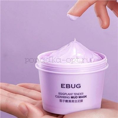 EBUG Eggplant Tender Cleansing Mud Mask 100 гр с экстрактом Баклажана Очищающая грязевая маска
