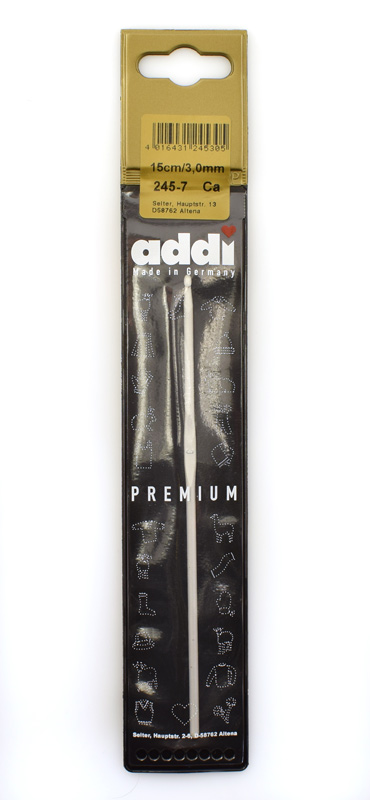 Крючок для вязания пряжей ADDI без ручки Разные размеры (245-7)