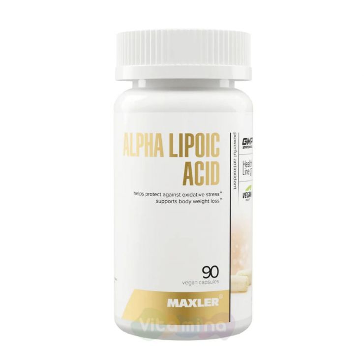 Maxler Alpha Lipoic Acid Альфа-липоевая кислота 100 мг, 90 капс