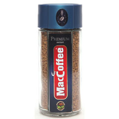 Кофе растворимый MACCOFFEE Premium 100г ст/б